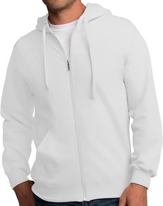 เสื้อสวมหัวซิปเต็มตัวของผู้ชายสำหรับฤดูหนาวมีฮู้ดผ้าฟลีซนุ่มอุ่นมีลาย3D ออกแบบโลโก้ได้ตามต้องการ - Product Image 2