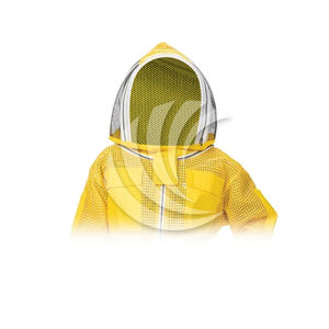 Ventilated Beekeeping Suit Unisex Beekeeper Protection Clothing with Round Veil Zipper - Product Image 1