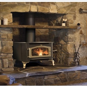 Poêle à bois, poêle à bois écologique, poêle à bois pour cuisiner, poêle à bois double face - Product Image 2