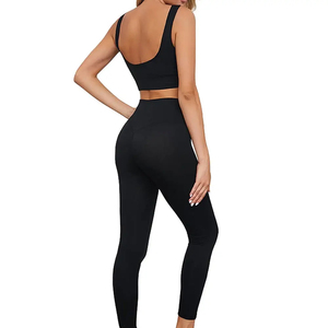 Nouveautés Fashion Style Sportswear Femmes Yoga Set Prix de gros Femmes Yoga Set Made In Pakistan Femmes Yoga Set - Product Image 3