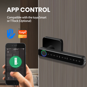 N197A Tuya TTlock for App Controlled Aluminum Digital Keyless Electronic Biometric Front Door Smart Fingerprint Lock - Product Image 3