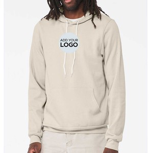 เสื้อมีฮู้ดผ้าฟลีซน้ำหนักปานกลางเสื้อสวมหัวมีฮู้ดขนาดใหญ่และสูงสำหรับผู้ชายเสื้อมีฮู้ดแบบสวมหัวผ้าฟลีซเฮฟวี่เวท - Product Image 6