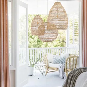 Eco Friendly Handmade Rattan Pendant <b>Light</b> Lampshade Manufacturer Natural Bamboo Wicker Lighting Fixture Durable Vietnam - Product Image 4