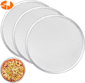 Ustensiles de cuisson pour <span class=keywords><strong>pizza</strong></span>, plaque à pâtisserie, grille à <span class=keywords><strong>pizza</strong></span>, filet à <span class=keywords><strong>pizza</strong></span> en aluminium - Product Image 3