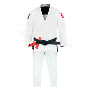 Uniforme BJJ unisexe 100% coton, vêtements d'arts martiaux à séchage rapide de haute qualité pour adultes à bas prix - Product Image 1