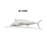 Figurine d'art antique moderne de luxe en aluminium plaqué or, impression numérique, décoration de ranch occidental OEM, polie, Zahid Exports