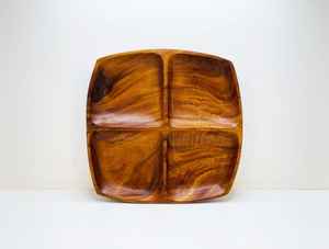 Plato de madera hecho a mano, plato de madera natural duradero, perfecto para servir comidas, aperitivos o agregar encanto rústico a su Mesa - Product Image 6