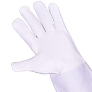 Precio de fábrica personalizado resistente al calor guantes de barbacoa de cuero guantes de soldadura - Product Image 5