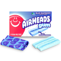 Bonnes affaires : Bonbons gommeux sans sucre Air-Heads saveur crème sure violette, en forme de cube, enrobés, emballés en vrac, fabriqués au Royaume-Uni