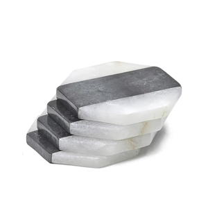 Sous-verres en marbre d'albâtre faits à la main, écologiques, vente en gros, meilleure qualité, vaisselle, disponibles au meilleur prix - Product Image 3