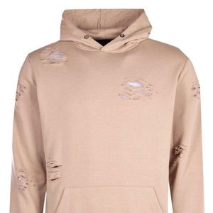 Sudaderas con capucha desgastadas personalizadas Ropa con logotipo hecho a medida Sudaderas con capucha desgastadas térmicas de alta calidad - Product Image 2