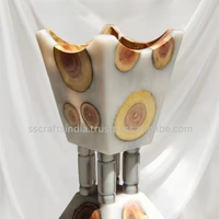 Brûleur d'encens en cône de bois de santal, design arabe, religieux, coriandre, écologique, durable, cadeaux, vente chaude