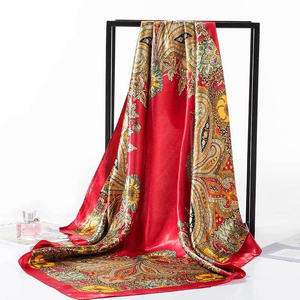 Personalizado 100% seda Unisex Casual transpirable duradero largo estilo Hip Hop pañuelo impresión Digital Logo Anti polvo - Product Image 5