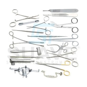 Juego quirúrgico de alta calidad para Kit de herramientas de hospital Instrumentos quirúrgicos para cirugía plástica Juego de 18 por SUAVE SURGICAL INSTRUMNETS - Product Image 1