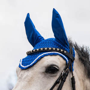 2023 produit le plus vendu nouveau filet d'oreille de cheval professionnel bas prix bonnet d'oreille de cheval/filet/capuche taille personnalisée disponible - Product Image 3