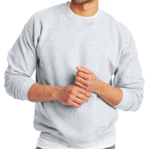 Sweat-shirt à capuche unisexe en molleton polyester/coton de haute qualité, couleur unie, brodé, anti-boulochage, pas cher, pour homme - Product Image 1