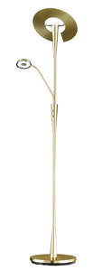 Lampada da terra a LED Quebec 34W+5,5W dimmerabile (Trio Lighting 422710308) - Product Image 1