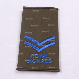 เครื่องปักอันดับสไลด์อันดับผู้หมวดสไลด์สำหรับไหล่ขวาสีน้ำเงินบนสไลด์จัดอันดับมะกอก - Product Image 1