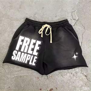 กางเกงขาสั้นผู้ชายวินเทจผ้าคอตตอนเฮฟวีเวตลำลองกันแดดซีดจาง - Product Image 1