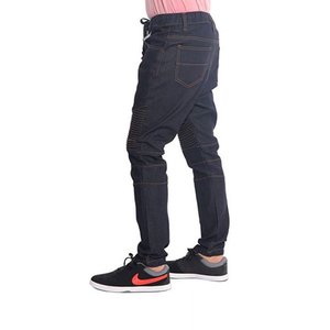 กางเกงยีนส์ลำลองทรงหลวมสำหรับผู้ชาย, กางเกงยีนส์น้ำหนักเบาระบายอากาศได้ดีมีการออกแบบให้เท้าเรียวเล็กมีสไตล์กางเกงยีนส์ยืดขาตรงเข้ารูป - Product Image 2