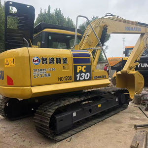 Excavatrice Komatsu PC130 de 13 tonnes de haute qualité utilisée en bon état avec moteur et composants de noyau d'engrenage à bas prix - Product Image 1