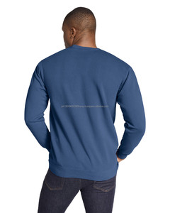T-shirts ComfortSoft pour hommes à manches longues, coupe classique, poche kangourou, sweats à capuche en coton avec boucle lisse et impression éponge, sweats à capuche pour hommes - Product Image 5