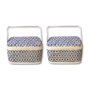 El mejor producto mejora tu experiencia de regalo con cestas de regalo de bambú sostenibles y bellamente artesanales - Product Image 1