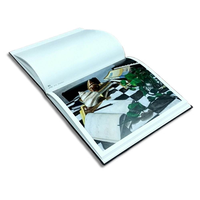 Impression de catalogues personnalisés de haute qualité en couleur pleine page avec couverture rigide en papier kraft, papier couché et reliure cousue