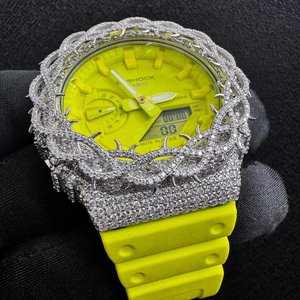 Ice Out VVS Moissanite Diamond Watch Band Reloj completo de hip hop Reloj automático de lujo con correa de goma para hombres - Product Image 2