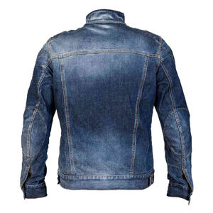 Veste en jean décontractée unie pour homme, hiver, streetwear oversize, manteau en jean respirant, délavé à l'acide, vintage, logo personnalisé OEM - Product Image 6