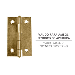Cerniera 5005 in ottone da 2 pollici - Product Image 3
