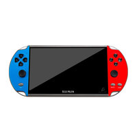 ELE-GATE Retro Mini PSP X12 PLUS Konsol Game Android Layar Sentuh Full HD 7 Inci dengan 3000 Game Bawaan dan Wi-Fi