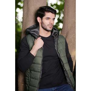 DEXTER Winter <b>Jacket</b> with Puff Sleeveless Design Hooded Outerwear - Product Image 3