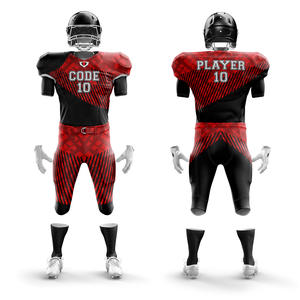 Ensemble de maillots de football américain Offre Spéciale avec logo personnalisé uniformes respirants à manches courtes uniformes grande taille pour clubs de garçons - Product Image 1