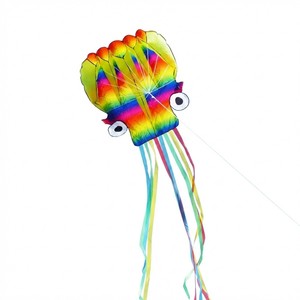 ของเล่นกลางแจ้ง Bdt Softkite แบบสายเดี่ยว *ปลาหมึก* พร้อมสายยาว 30 เมตร และหนวดขนาด 70x400 ซม. - Product Image 1