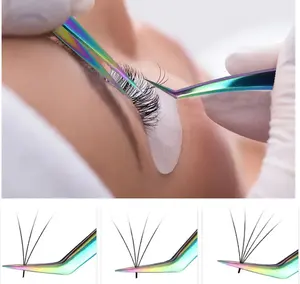 Logotipo privado personalizado de pinzas para pestañas, aplicadores de pestañas para maquillaje, pinzas para pestañas - Product Image 2