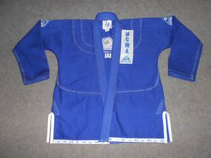 ชุดกิโมโนสไตล์บราซิลจูยิตสึชุดสีน้ำเงินชุดเครื่องแบบเทควันโดโลโก้ตามสั่ง - Product Image 2