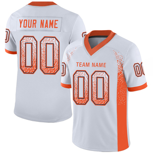 Camiseta de fútbol americano, uniformes de secado rápido de malla transpirable, estampados bordados, camisetas de fútbol americano impresas cómodas - Product Image 4