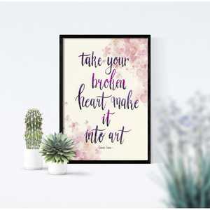 Convierte tu corazón roto en arte: impresión artística de Madeleine Kunstdruck - Product Image 2