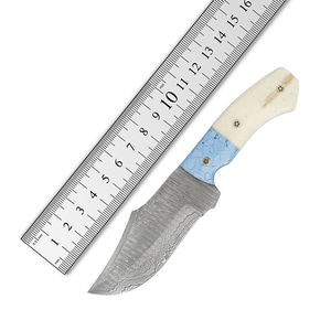 Cuchillo Bowie de Caza y Camping de Hoja Fija de Acero Inoxidable 100% Artesanal, con Punta de Clip Estilizada y Acabado Industrial - Product Image 1