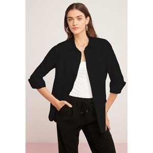 Chemise ample en popeline 100% coton pour femme ETHIQUET Georgia - Product Image 1