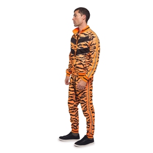 Meilleurs vêtements de Offre Spéciale d'hiver Ensembles pour hommes Ensemble de sweat à capuche imprimé Sweat-shirt à col rond et pantalon de jogging en polaire à fermeture éclair - Product Image 3