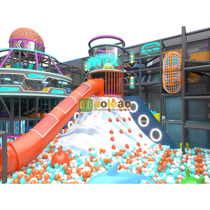 <span class=keywords><strong>2025</strong></span> mới hợp thời trang phong cách lớn trong nhà Thiết bị sân chơi cho trung tâm mua sương-slide, Trampoline & bóng Pit Combo - Product Image 5