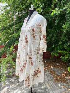 ชุดเดรสยาวผ้าฝ้ายสำหรับผู้หญิงชุดเดรสลำลองอินเดีย - Product Image 3