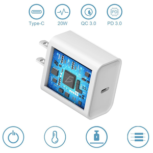 ชุดกล่องชาร์จเร็ว 20W Type C พร้อมสายยาว 2 เมตร พอร์ตคู่ รองรับ PD QC2.0 SCP ใช้ได้กับปลั๊ก EU-US - Product Image 4