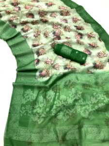 ผ้าไหมแท้พิมพ์ลายดิจิทัลชุดปาร์ตี้ผ้าไหมหม่อนชุดรูปแบบป่าบริสุทธิ์ใหม่ล่าสุด - Product Image 5