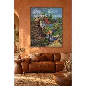Impression sur toile Fida Van Gogh Maisons à Auvers - Product Image 3