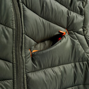 Vestes matelassées légères à capuche pour hommes, nouvelle conception, logo personnalisé, vente en gros OEM, coupe-vent, respirantes, pour l'extérieur, hiver - Product Image 5