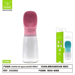 Portable Multifunction <b>Drinking</b> Bowl Dog Cat Feeder Travel Water <b>Dispenser</b> for Pets Wholesale Manufacturer Pet Carriers Travel - Product Image 2