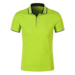 Vente en gros de polo de marque avec logo personnalisé en polyester polo de golf ajusté et respirant pour hommes - Product Image 6